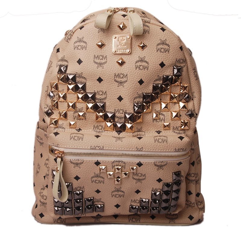 2014 NEW Sytle MCM Studded Backpack NO.0021